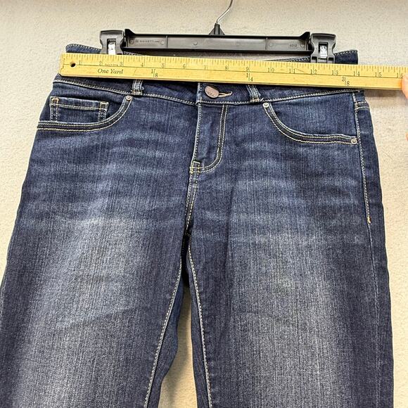 BKE Denim Jeans Women's 27R (4) Dark Blue Stella Mid-Rise Skinny Preppy EUC - Picture 9 of 13